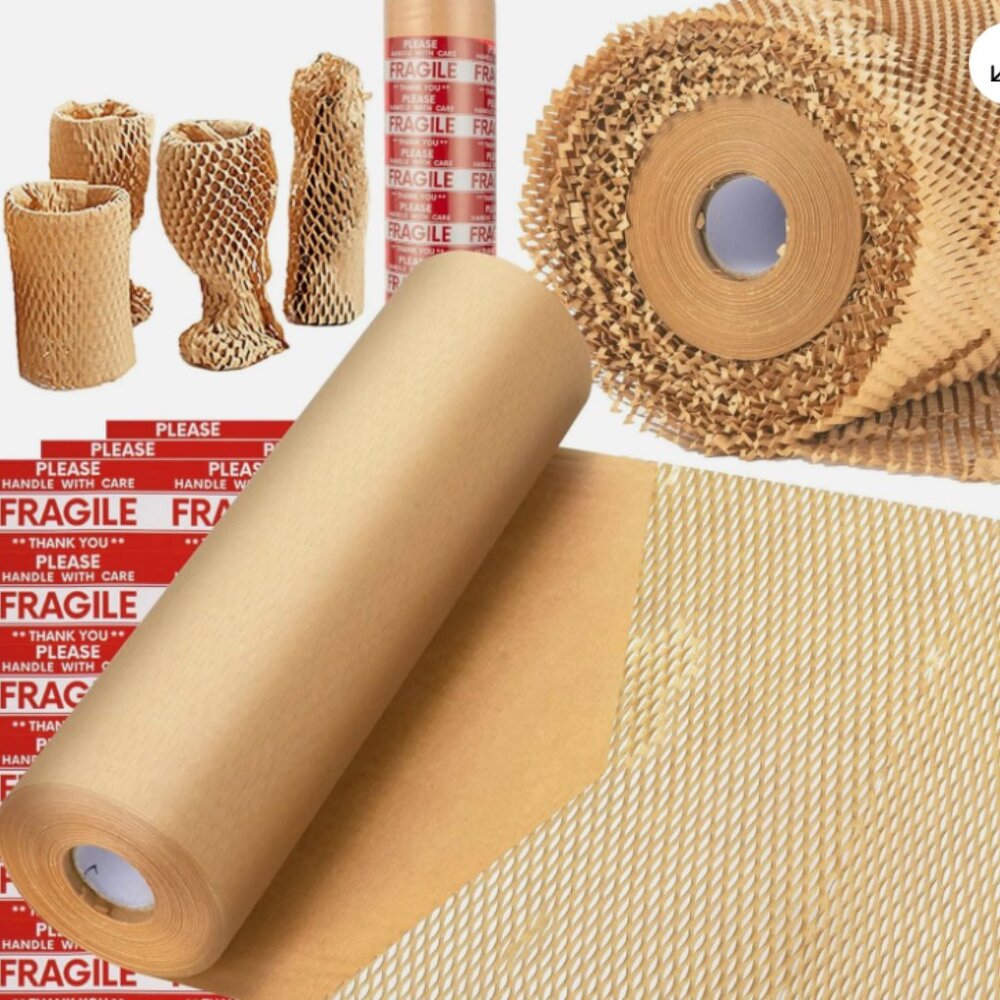 Honeycomb Packing Paper 12"X230' Eco Friendly Packing Paper for Moving - Picture 14 of 14